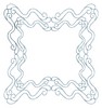 Double Swirl Border (Square Hoop)