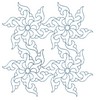 Pinwheel Buds (Square Hoop)