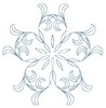 Looping Leaves (Square Hoop)