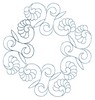 Floral Wreath (Square Hoop)