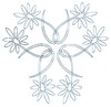 Double Flower Loop (Square Hoop)
