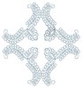 Diamond Flourish (Square Hoop)