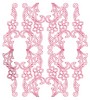 Climbing Daisies -Redwork (Square Hoop)