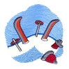 Skiing Wipeout