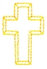 Block cross outline - smallest