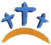 Three Crosses on a Hill