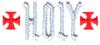 'Holy' with Cross