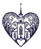 Heart Shaped Church Scene (Square Hoop)