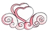 Two Hearts Wedding Pattern