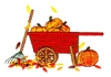 Pumpkin Wheel Barrow