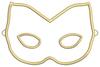 Mardi Gras Mask - Applique