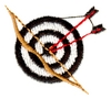 Archery Bullseye Tie