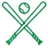 "Baseball, crossed bats - one color"