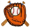 "Mitt, Ball and Crossed Bats"