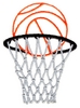 Basketball and Hoop