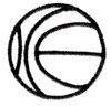 Basketball outline 2