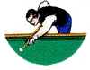 Man Shooting Pool
