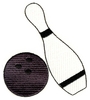 Bowling Ball and pin - larger
