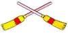 Curling: Crossed Brooms