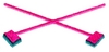 2 Curling Brooms Crossed