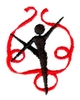 Abstract Dancer with Ribbons