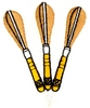 Three Feathered Darts