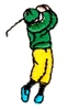 Antique Golfer