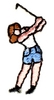 Golfer: woman