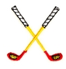 Crossed putters