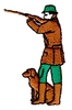 Hunter with dog
