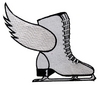 Ice Skate with Wings