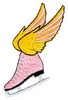 Elegant Iceskate with Wings
