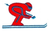 Stylized Downhill Skier