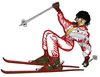 Woman Snowskiing