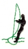 Wind Surfer Silhouette