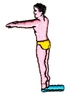 Man Preparing to Dive