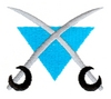 Crossed Fencing Sabres