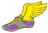Winged Track shoe