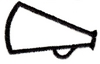 Megaphone - outline