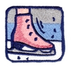 "Figure Skate, with border"