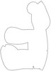 Bear - Front Left (blank)