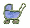 Carriage Applique Photo Corner Tab ( Scrapbooking )