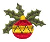 Holly Christmas Ornament ( Scrapbooking )