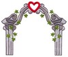 Large Wedding Arch (Square Hoop)