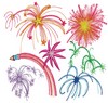 Fireworks #2 (Square Hoop)