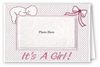 It's A Girl - Photo Greeting Card