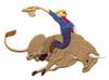 Bull Riding Cowboy