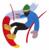 Snow Board Slalom