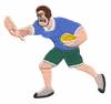 Rugby Player on the Run