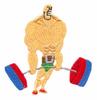 Straining Weight Lifter